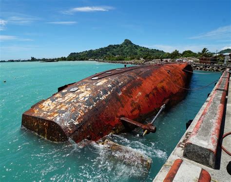 Capsized Vessel At Chuuk Lagoon Micronesia Link To Album In Comments