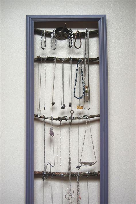 By Step Photos For This Project Diy Jewelry Rack Jewelry Rack