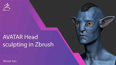 Avatar Head Sculpting In Zbrush From Scratch For Beginners Youtube