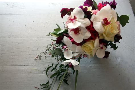 Fuschia Lily Bridal Bouquet The Flower Magician Trial Wedding