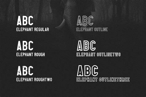 Elephant Font Free Download And Similar Fonts Fontget