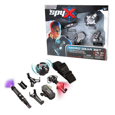 SpyX / Micro Gear Set - 4 Real Spy Toys Kit + Adjustable Belt for Spy