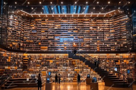 Premium AI Image | Discover the Enchanting COEX Starfield Library A