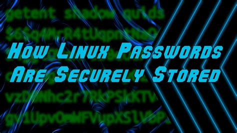 How Linux User Passwords Are Generated And Securely Stored YouTube