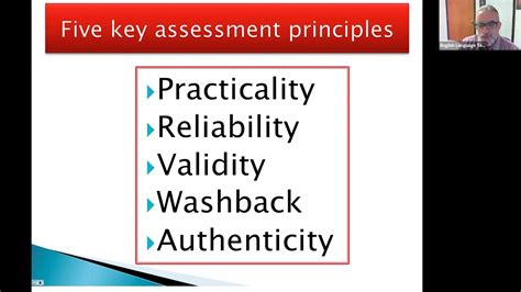 Eltsociety Webinar Fundamental Assessment Principles Session I Youtube