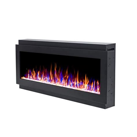 Fireplace inserts fireplace surrounds fireplace design electric fireplaces fireplace seating fireplace cover. Flamehaus® Electric LED Fireplace Insert - 72"- Black FH ...