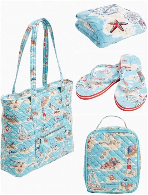 Whimsical Vera Bradley Beach Toile Collection