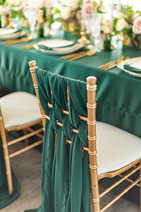 Emerald Green Wedding Decor - jenniemarieweddings