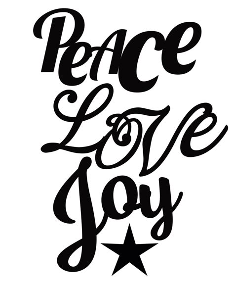 Free Peace Love Joy Svg File Free Svg Files