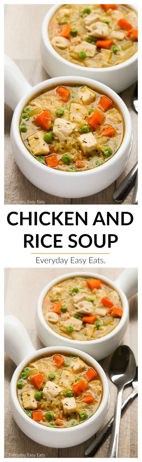 Looking for a recipe for chicken and rice? One-Pot Chicken and Rice Soup | Everyday Easy Eats