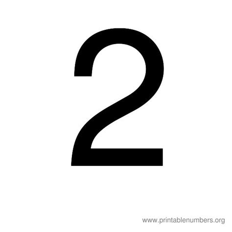 6 Best Images Of Large Printable Number 2 Large Printable Numbers 1