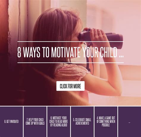 8 Ways To Motivate Your Child Parenting