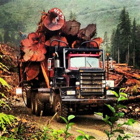 Pin By Rebuild51 On Trucks Old Trucks Big Timber Logging Equipment