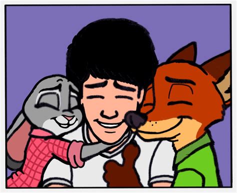 Judy Hopps And Nick Wilde Hug J Man The Human By Jmantheangel2 On