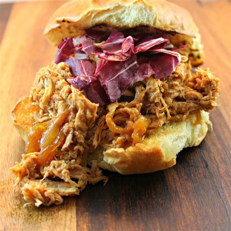 Slow Cooker Pulled Chicken Sandwiches Recipe I Can Cook That