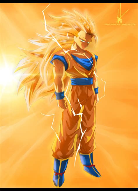 Super Saiyan 3 Goku By Devioussketcher On Deviantart