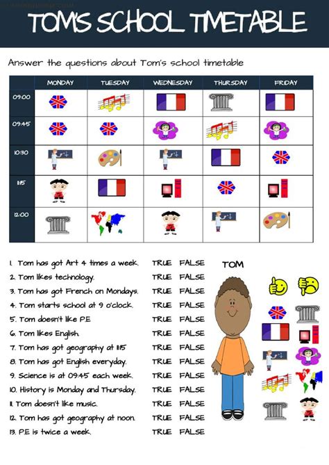 School Subjects Interactive And Downloadable Worksheet You Can Do The