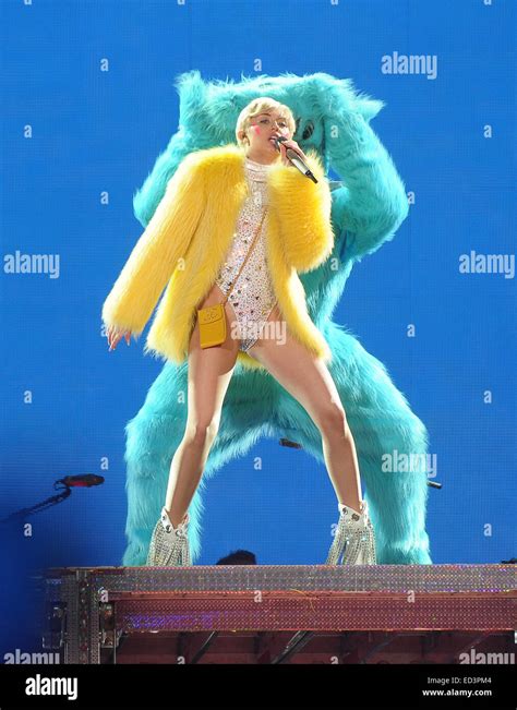 Miley Cyrus Performs In A Series Of Wacky Outfits At The Ziggo Dome For The Final Date Of Her