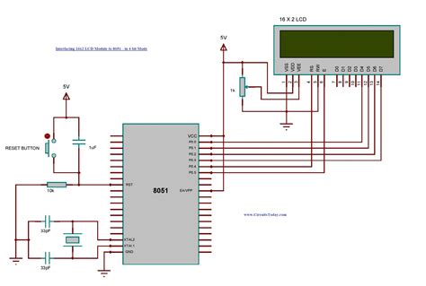 Lcd Display Circuit Diagram