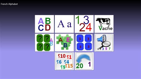 French Alphabet And Numbers For Windows 8 And 81