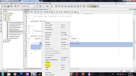 How To Declare Multiple Variables In For Loop In Java Netbeans YouTube