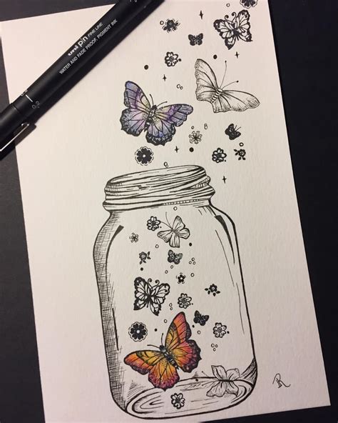 Mydrawing Art Artwork Creative Artist Arts Drawing Butterfly