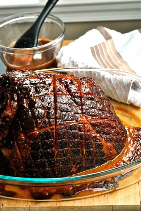 Maple Mustard Glazed Ham Is A Simple Holiday Masterpiece Maple Syrup Mustard Brown Sugar And