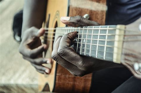 Free Photo Guitar Musician Musical Hands African American