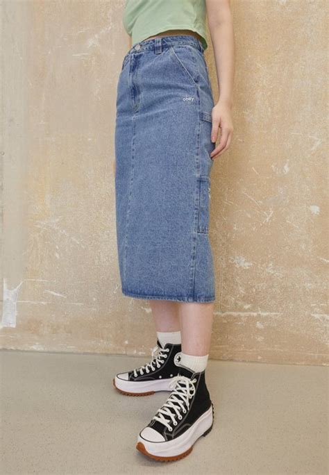 Obey Clothing Bibi Carpenter Skirt Miniseelik Jadehajutatud