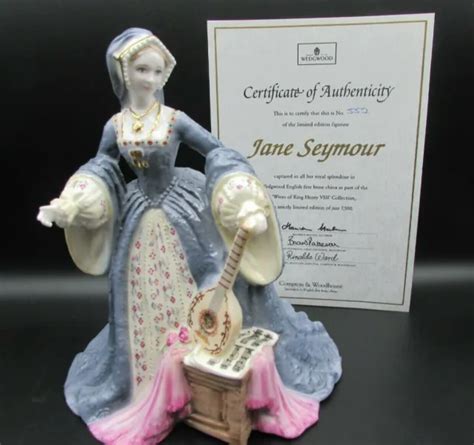 Wedgwood Jane Seymour Wives Of King Henry Viii Ltd Edition Mint With