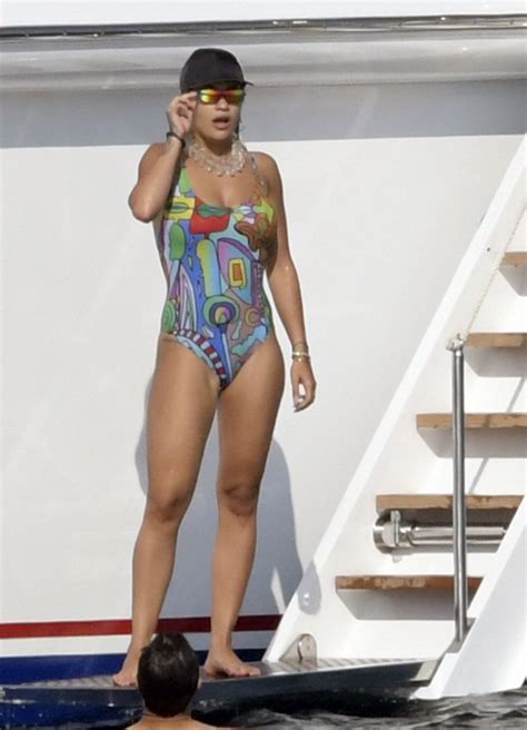 Rita Ora In Swimsuit While On Holiday In Porto Cervo 08 10 2018 Hawtcelebs