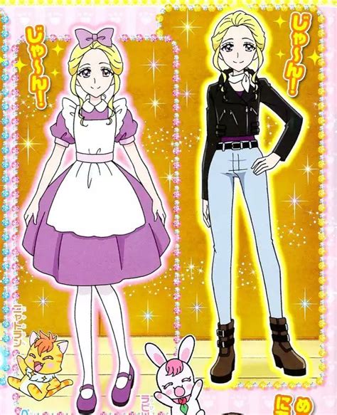 Pretty Cure Glitter Force Genderbend Anime Outfits Old And New