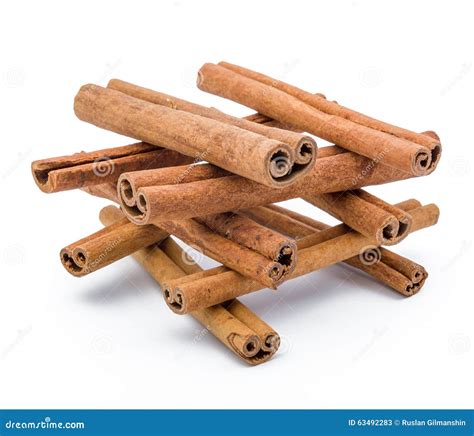 Cinnamon Isolated On White Background Stock Image Image Of Cook