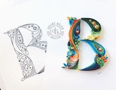 Quilling capital letters and monograms. Pin by candy on Quilling WORDS | Paper quilling designs ...