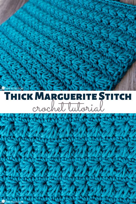 Thick Marguerite Stitch Crochet Tutorial Heart Hook Home