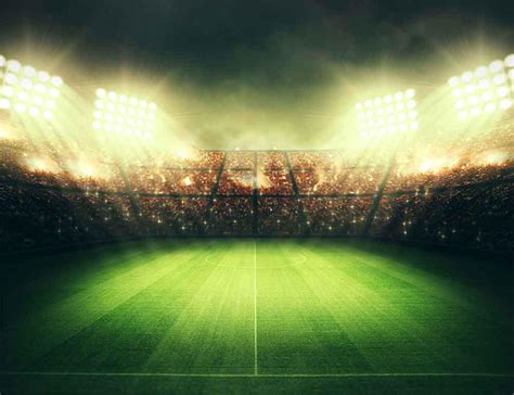 Green Lawn Stadium Lights Football Field Photo Backdrop Cm S 1167 E