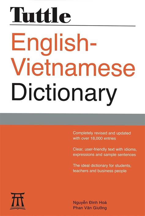 Tuttle English Vietnamese Dictionary Tuttle Reference Dictionaries 9780804846721