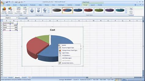 Top most excel chart vba examples and tutorials for creating new charts, change axis titles, background colors,data source, types, series and other objects. Create an Exploding Pie Chart - YouTube