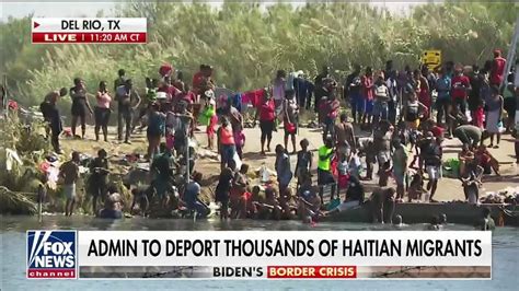 border flooded with hundreds of migrants crossing into texas fox news