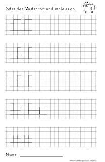 Wenn sie ein mobiltelefon verwenden, können sie auch die menüleiste des browsers verwenden. Muster fortsetzen und anmalen | Mathe 2. Klasse | Muster ...