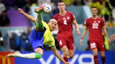 Qatar 2022 Brazilian Richarlisons Scissor Goal Was Chosen As The Best