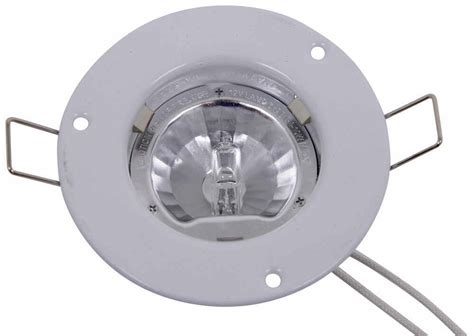 2 Recessed Halogen Puck Light With Frosted Glass 10w 12v Patrick