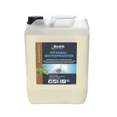 Bostik Yellow Integral Waterproofer 5L Jerry Can Departments