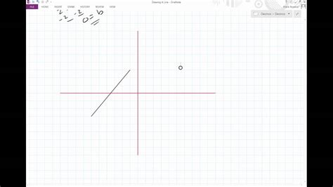 Desmos - How to draw a line - YouTube
