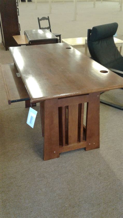 Bassett Mission Style Desk Delmarva Furniture Consignment