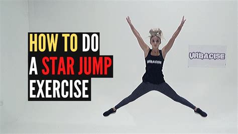 Star Jump Exercise How To Tutorial By Urbacise Youtube