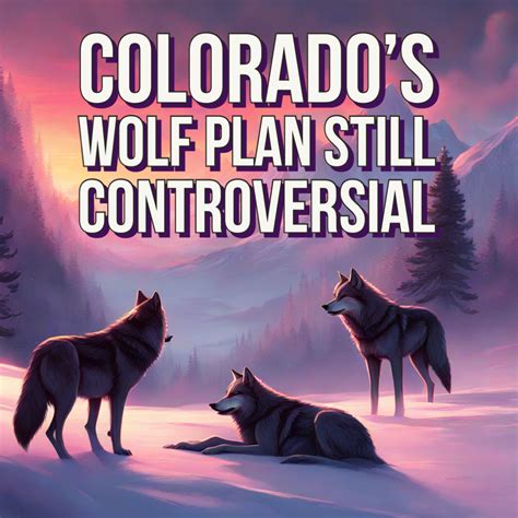 Colorados Gray Wolf Reintroduction Plan Sparks Political Divide — The