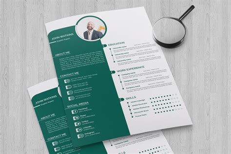 Professional Resume Template On Behance