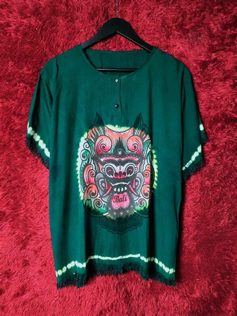 Baju barong bali premium pria wanita - baju bali - kaos bali - baju