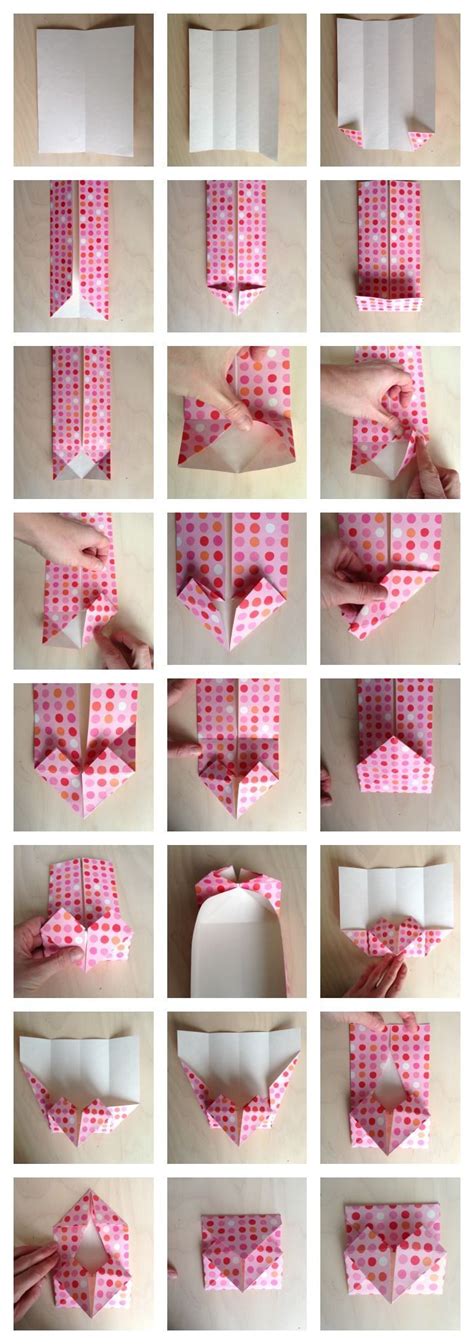How To Make An Origami Heart Envelope For Secret Notes Or To Use As A